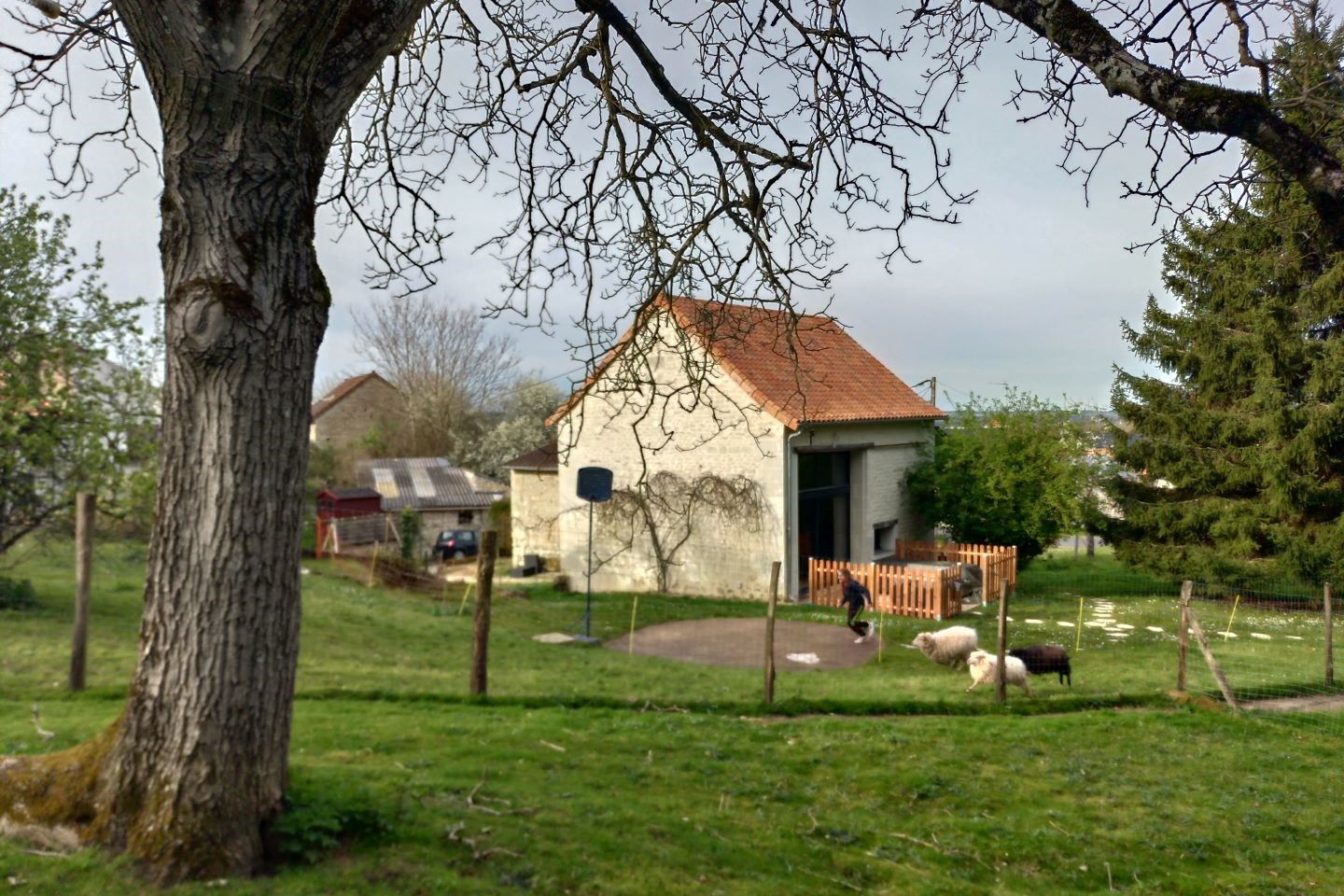 L'eGrange vue de la forêt